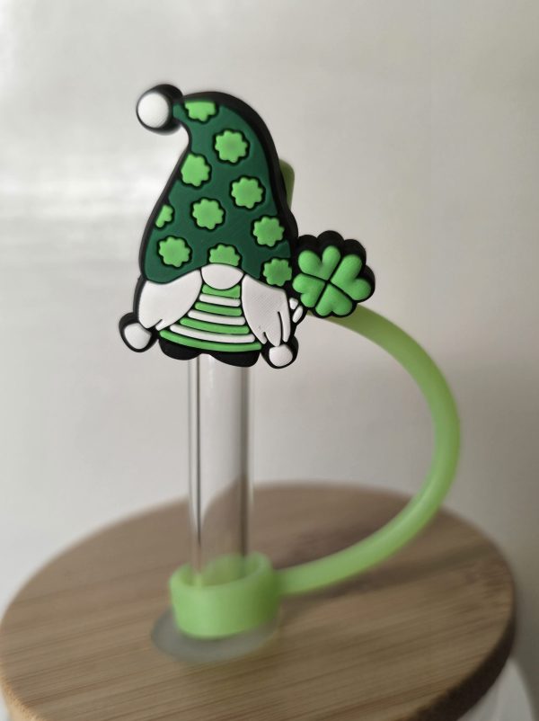 St. Patrick's day 16 Oz frosted tumbler, Lucky. UV DTF