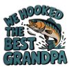 We Hooked The Best Grandpa 15 Oz Fishing Coffee Mug Fathers Day Gift For Grandpa Fisherman Ceramic Tea Cup UV Transfer